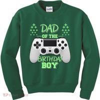 Dad Of The Birthday Boy Kids Sweatshirt thumb 0