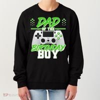 Dad Of The Birthday Boy Video Gamer Women's Sweatshirt thumb 0