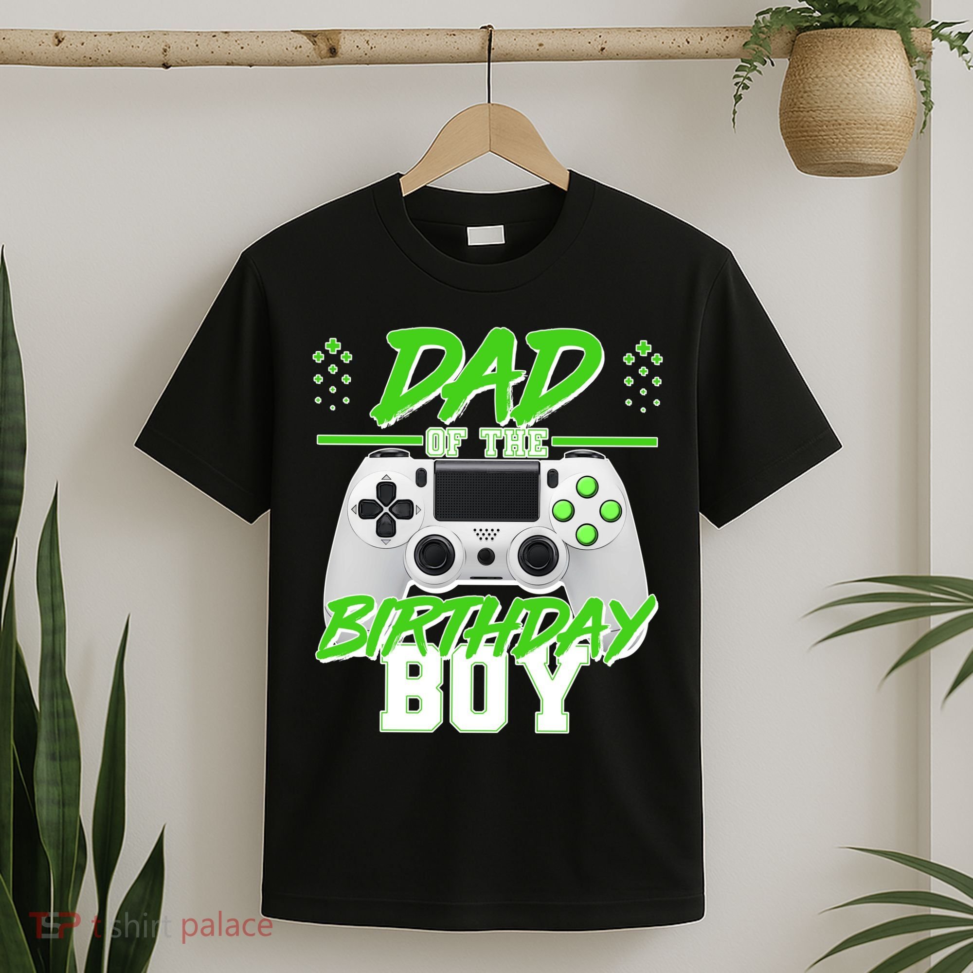 Dad Of The Birthday Boy Video Gamer T-Shirt