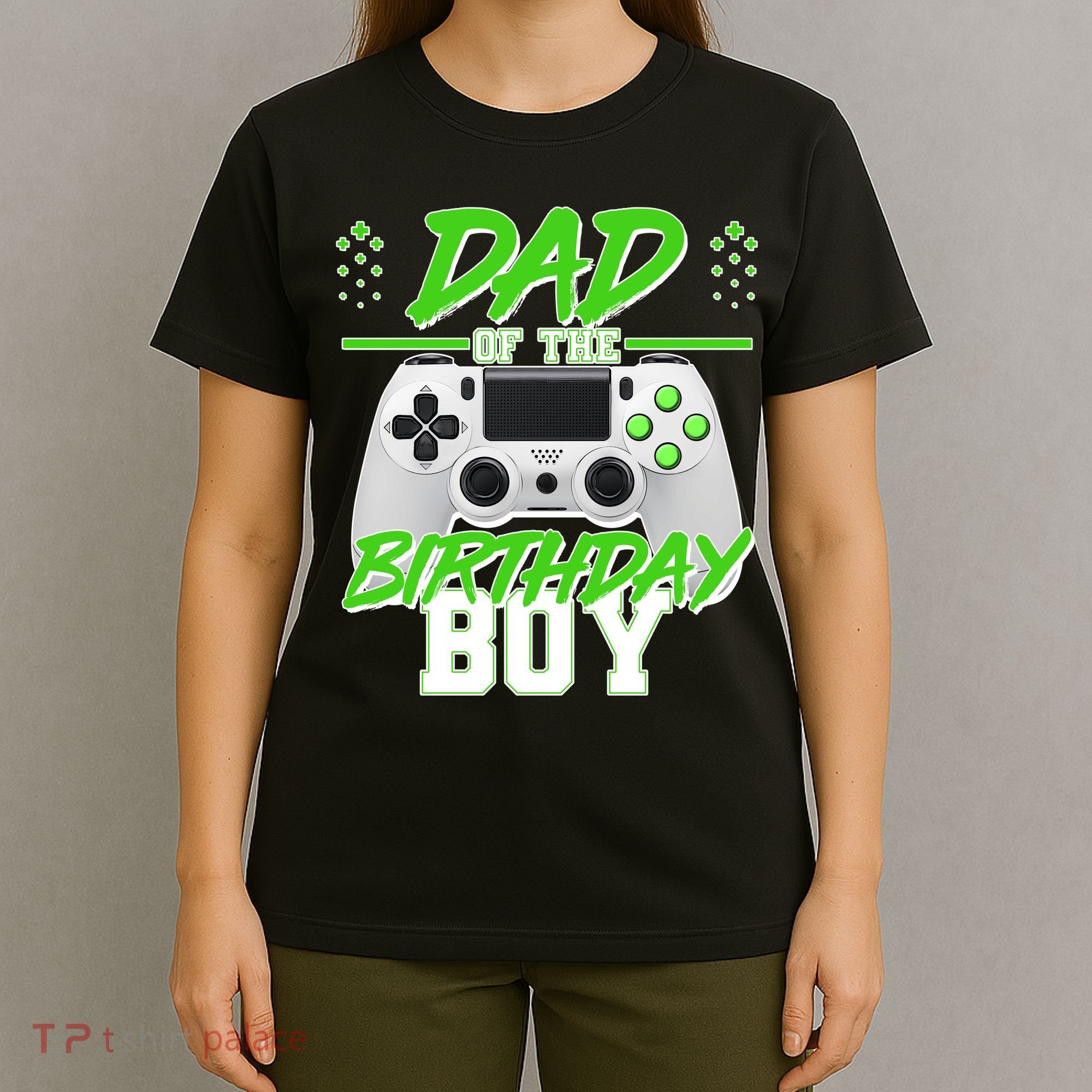 Dad Of The Birthday Boy Video Gamer T-Shirt