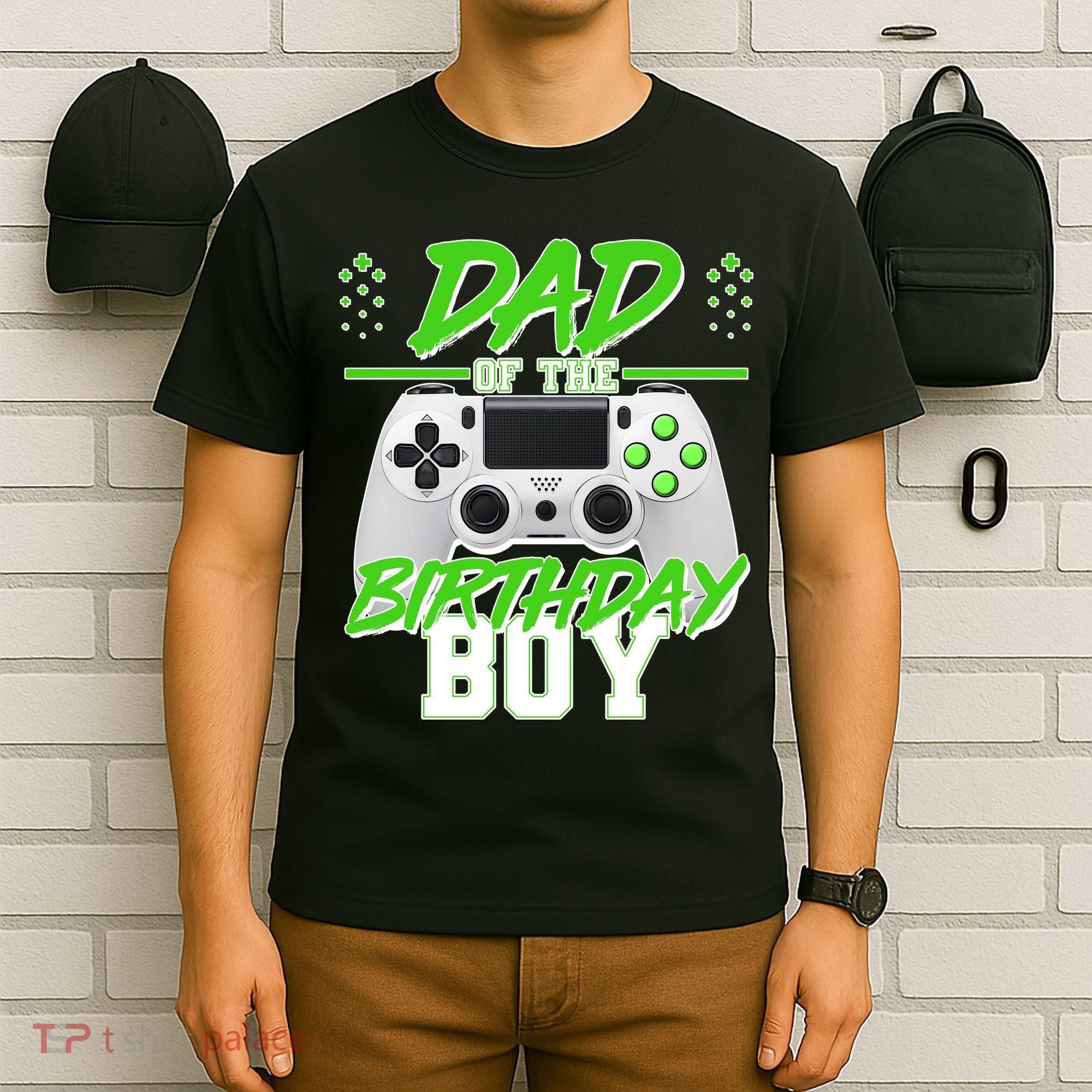 Dad Of The Birthday Boy Video Gamer T-Shirt