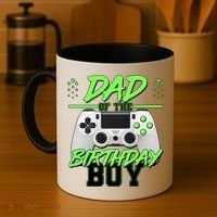 Dad Of The Birthday Boy Video Gamer Coffee Mug thumb 4