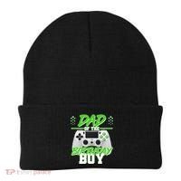 Dad Of The Birthday Boy Video Gamer Beanie thumb 0