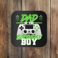 Dad Of The Birthday Boy Video Gamer Coaster thumb 0