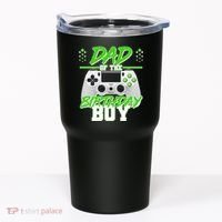 Dad Of The Birthday Boy Video Gamer Tumbler thumb 0