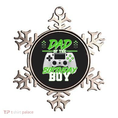 Dad Of The Birthday Boy Video Gamer Ornament