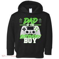 Dad Of The Birthday Boy Video Gamer Toddler Hoodie thumb 0