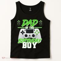Dad Of The Birthday Boy Video Gamer Tank Top thumb 2