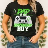 Dad Of The Birthday Boy Video Gamer Women's T-Shirt thumb 2