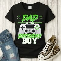Dad Of The Birthday Boy Video Gamer Women's T-Shirt thumb 3