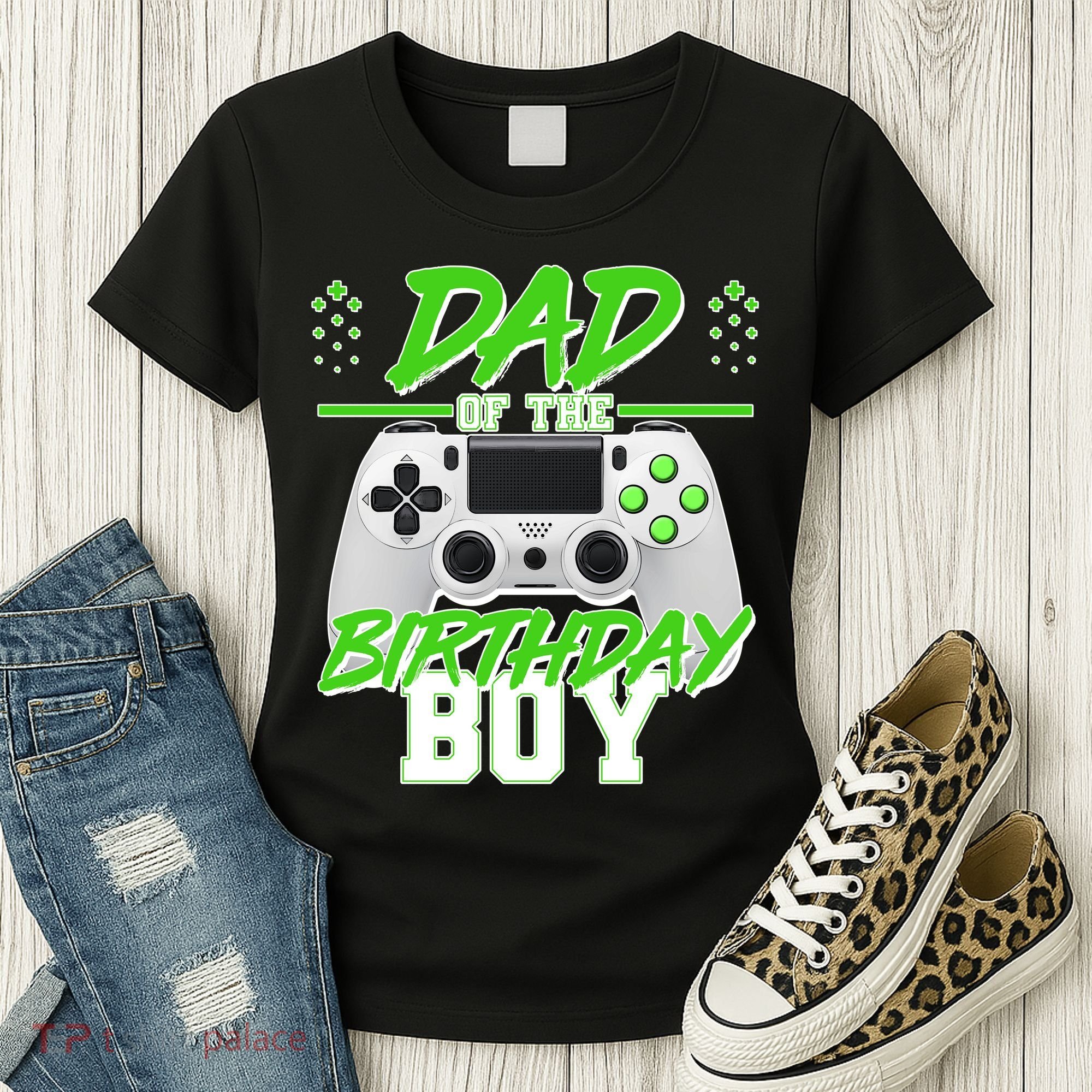 Dad Of The Birthday Boy Video Gamer Women's T-Shirt