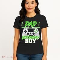 Dad Of The Birthday Boy Video Gamer Women's T-Shirt thumb 4