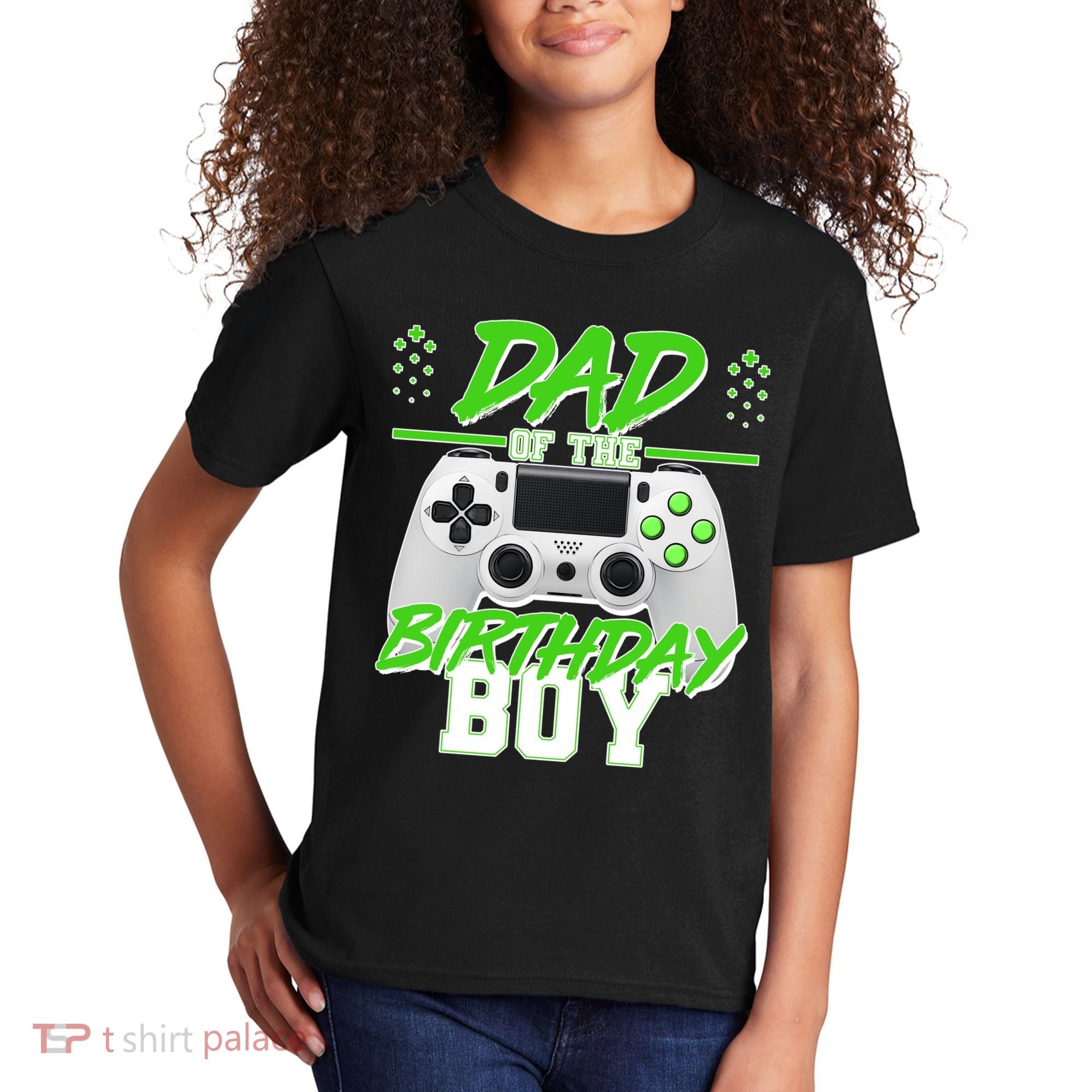Dad Of The Birthday Boy Video Gamer Kids T-Shirt