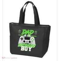 Dad Of The Birthday Boy Video Gamer Tote Bag thumb 3