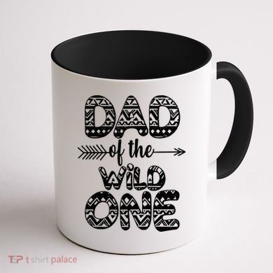 Dad Of The Wild One Coffee Mug back