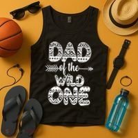 Dad Of The Wild One Tank Top thumb 4