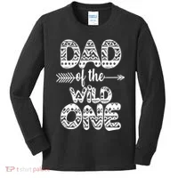 Dad Of The Wild One Kids Long Sleeve Shirt thumb 0