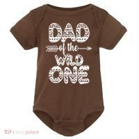 Dad Of The Wild One Baby Bodysuit thumb 0