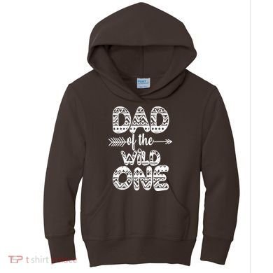 Dad Of The Wild One Kids Hoodie
