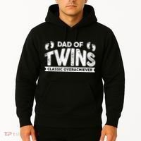 Dad Of Twins Classic Overachiever Hoodie thumb 2