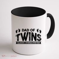 Dad Of Twins Classic Overachiever Coffee Mug thumb 1