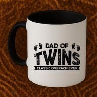 Dad Of Twins Classic Overachiever Coffee Mug thumb 2