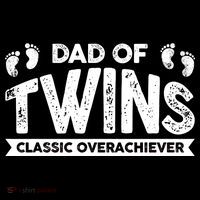 Dad Of Twins Classic Overachiever Ornament thumb 1