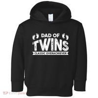 Dad Of Twins Classic Overachiever Toddler Hoodie thumb 0