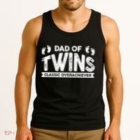 Dad Of Twins Classic Overachiever Tank Top thumb 3