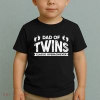 Dad Of Twins Classic Overachiever Toddler T-Shirt thumb 2