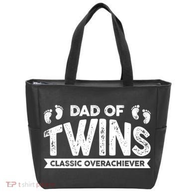 Dad Of Twins Classic Overachiever Tote Bag