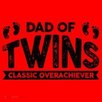 Dad Of Twins Classic Overachiever Santa Hat thumb 1