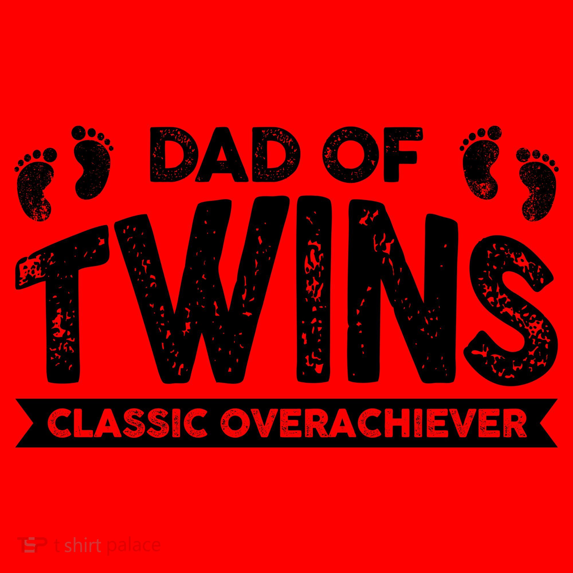 Dad Of Twins Classic Overachiever Santa Hat