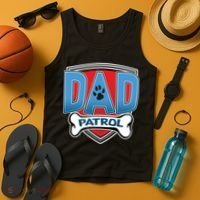 Dad Patrol Tank Top thumb 4