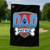Dad Patrol Golf Towel thumb 1