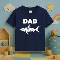 Dad Shark Toddler T-Shirt thumb 3