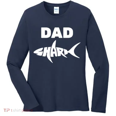 Dad Shark Women's Long Sleeve Shirt