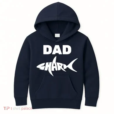 Dad Shark Kids Hoodie