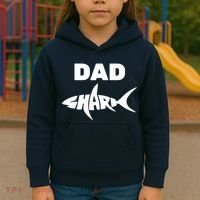 Dad Shark Kids Hoodie thumb 3