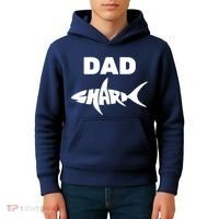 Dad Shark Kids Hoodie thumb 4
