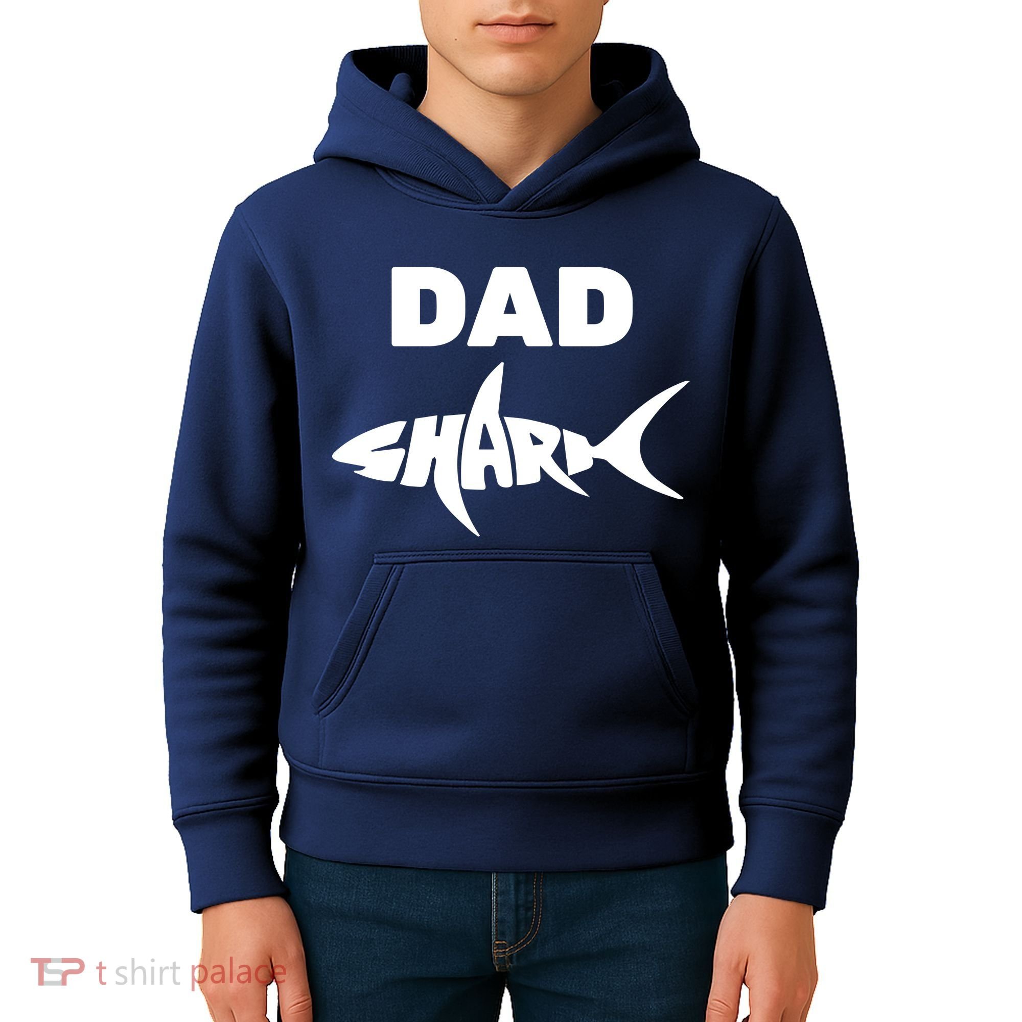 Dad Shark Kids Hoodie