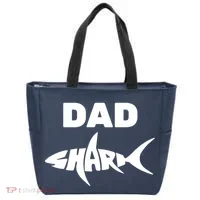 Dad Shark Tote Bag thumb 0