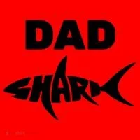 Dad Shark Santa Hat thumb 1