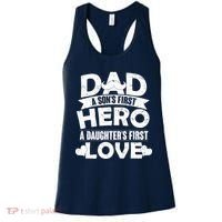 Dad Sons First Hero Daughter Fist Love Women's Tank Top thumb 0