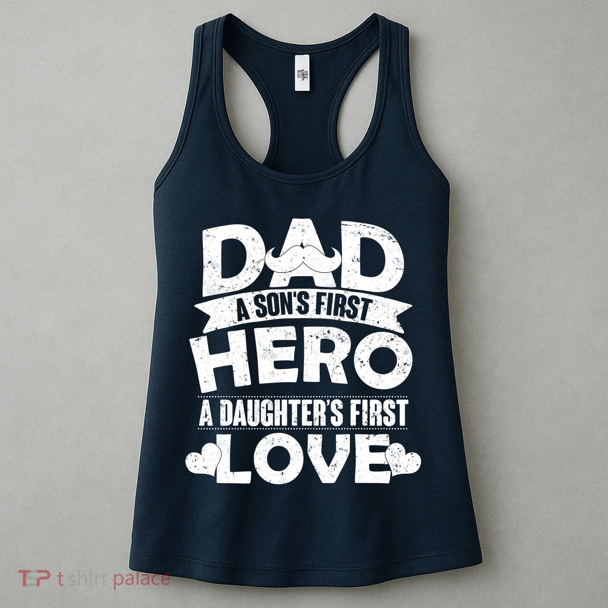 Dad Sons First Hero Daughter Fist Love Women's Tank Top