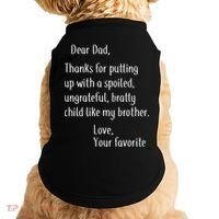 Dad Thanks For Putting Up With My Brother Doggie Tank thumb 0