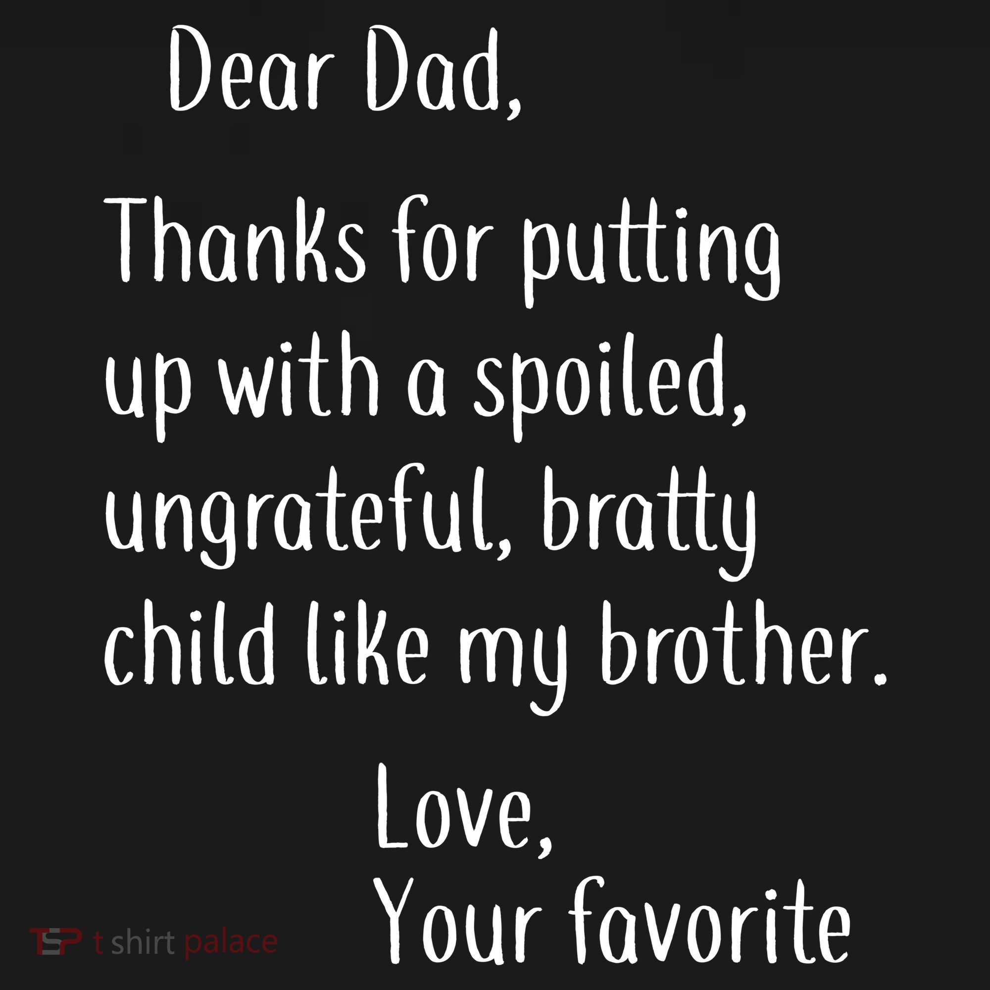 Dad Thanks For Putting Up With My Brother Doggie Tank