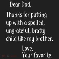 Dad Thanks For Putting Up With My Brother Tumbler thumb 3