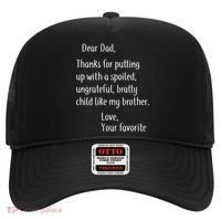 Dad Thanks For Putting Up With My Brother Hat thumb 0
