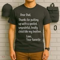 Dad Thanks For Putting Up With My Brother T-Shirt thumb 6